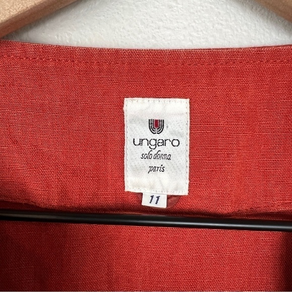 Emanuel Ungaro Paris Vintage Linen Shift Dress - Picture 4 of 6